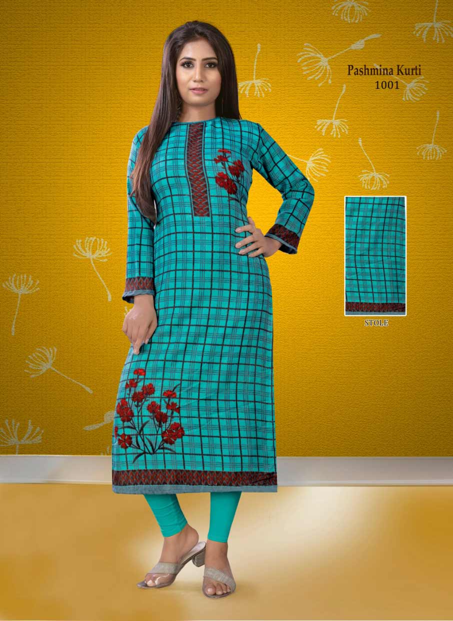 Pashmina Vol-1 Long Stitched Kurti Catalogue Set Pashmina Vol-1 Long Stitched Kurti Catalogue Set